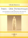 Paris - Ode patriotique fr Altsaxophon und Orchester Partitur