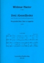 3 Abendlieder fr gem Chor a cappella Partitur