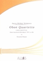 Quartett B-Dur TWV41:B6 für Oboe, Violine, Viola und Violoncello Partitur und Stimmen