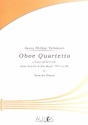 Quartett B-Dur TWV41:B6 fr Oboe, Violine, Viola und Violoncello Partitur und Stimmen