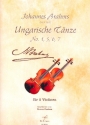 4 ungarische Tnze fr 2 Violinen Partitur und Stimme