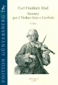 Suonata G-Dur  fr Violine und Cembalo Partitur und Stimmen (Bc ausgesetzt)
