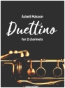 Duettino for 2 clarinets score