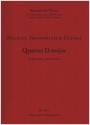 Quartett D-Dur fr 2 Violinen, Viola und Violoncello Studienpartitur und Stimmen