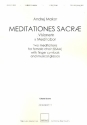 Meditationes sacrae for female chorus (SSAA) with finger cymbals and musical glasses score (la)