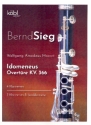 Ouvertre zu Idomeneo KV366 fr 4 Klarinetten (3 Klarinetten und Bassklarinette) Partitur und Stimmen