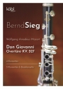 Ouvertre zu Don Giovanni KV527 fr 4 Klarinetten (3 Klarinetten und Bassklarinette) Partitur und Stimmen