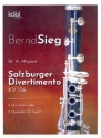 Salzburger Divertimento KV136 fr 3 Klarinetten (2 Klarinetten und Fagott) Partitur und Stimmen