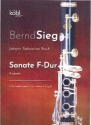 Andante aus der Sonate F-Dur fr 3 Klarinetten (2 Klarinetten und Fagott) Partitur und Stimmen