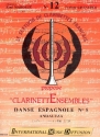 Danse espagnole no.5 pour 6 clarinettes partition et parties