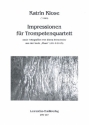 Impressionen (+CD) fr 4 Trompeten (auch Piccolo/Flgelhorn) Partitur und Spielpartituren