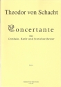 Concertante fr Cembalo, Harfe und Streichorchester Partitur