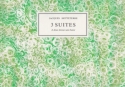3 Suites op.4, 6 and 8 fr 2 Traversflten (Blockflten, Oboen, Musette, Gamben, Violinen) Faksimile