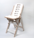 Musikerstuhl Tidlos Birke Multiplex wei� Sitzfl�che h�henverstellbar von 27 - 64 cm