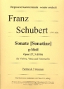 Sonate g-Moll op.137,3 fr Violine, Viola und Violoncello Partitur und Stimmen