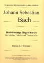 Dreistimmige Orgelchorle fr Violine, Viola und Violoncello Partitur und Stimmen