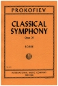 Classical Symphony op.25 for orchestra study score
