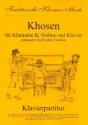 Khosen f�r Klarinette, Violine und Klavier Stimmen