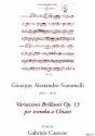 Variazioni brillanti op.13 f�r Trompete (D/C/B) und Klavier