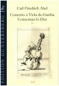 Concerto a Viola da Gamba - Concertata G major A9:2 fr Viola da gamba, 2 Violinen, Viola und Kontrabass Partitur und Stimmen