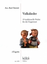 Volkslieder f�r 2 Fagotte (+Text) Spielpartitur