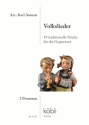 Volkslieder f�r 2 Posaunen (mit Text) Spielpartitur