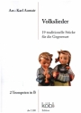 Volkslieder f�r 2 Trompeten (+Text) Spielpartitur