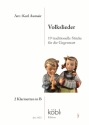 Volkslieder f�r 2 Klarinetten (+Text) Spielpartitur