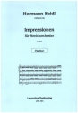 Impressionen fr Streichorchester Partitur