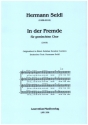 In der Fremde fr gem Chor a cappella Partitur