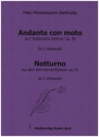 Andante con moto / Notturno fr 5 Violoncelli Partitur und Stimmen