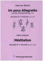 Un poco Allegretto / Mditation fr 5 Violoncelli Partitur und Stimmen