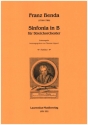 Sinfonia in B fr Streichorchester Partitur