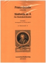 Sinfonia in A fr Streichorchester Stimmensatz