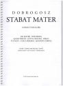Stabat mater for chorus and orchestra conductor score