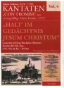 Halt' im Gedchtnis Jesum Christum fr Alt, Trompete, 2 Violinen, Viola und Bc Partitur und Stimmen (Soli-1-1-1-1-Bc) (Bc ausgesetzt)