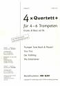 4 x Quartett + Band 3 fr 4-6 Trompeten (Bass und Drums ad lib) Partitur und Stimmen