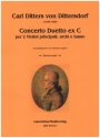 Concerto Duetto ex C per 2 violini principali, archi e basso set di parti