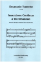 Invenzione Continua a Tre Strumenti for 2 strings (violins) and violoncello score and parts
