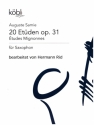 20 Et�den op.31 f�r Saxophon