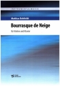 Bourrasque de Neige fr Violine und Klavier