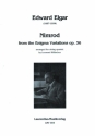 Nimrod from the Enigma Variations op.36 for string quartet score and parts