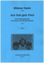 Ach Gott gieb Fried fr Posaune und Streichorchester Partitur