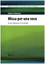 Missa per una voce fr eine Solostimme (S/T) und Orgel