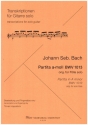 Partita a-moll BWV1013 fr Flte fr Gitarre
