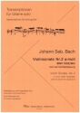 Violinsonata Nr.2 a-Moll BWV1003/964 fr Gitarre
