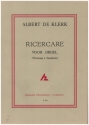 Ricercare voor orgel