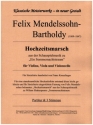 Hochzeitsmarsch fr Violine, Viola und Violoncello Partitur und Stimmen