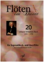 Flten im Duett Band 20 fr Sopranblockflte und Querflte Spielpartitur und Stimme