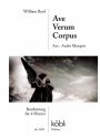 Ave Verum Corpus fr 4 Hrner Partitur und Stimmen